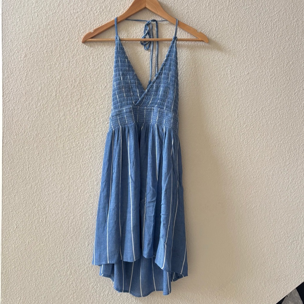 O'Neill Striped Halter Dress
